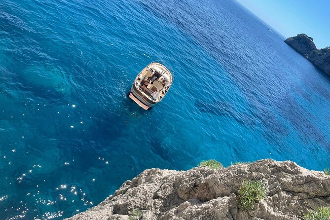 Three Hour Private Guided Tour of Capri with a luxury Gozzo cabin cruiser - Green Grotto and a Possible Swim