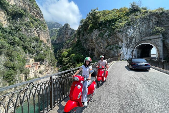 Vespa Tour of Amalfi Coast Positano and Ravello - The Grotta dello Smeraldo near Conca dei Marini