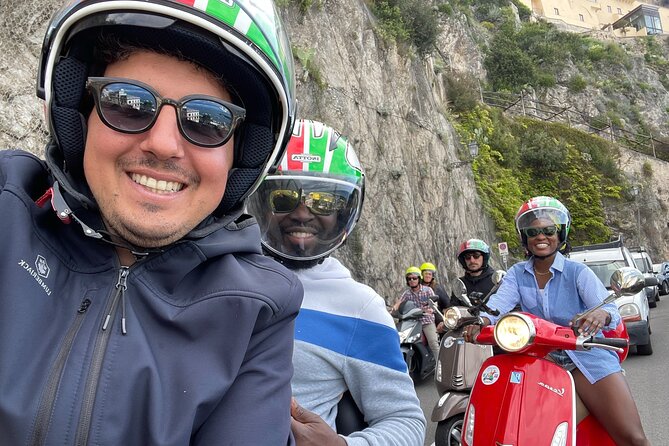 Vespa Tour of Amalfi Coast Positano and Ravello - Fiordo di Furore and the cliff road