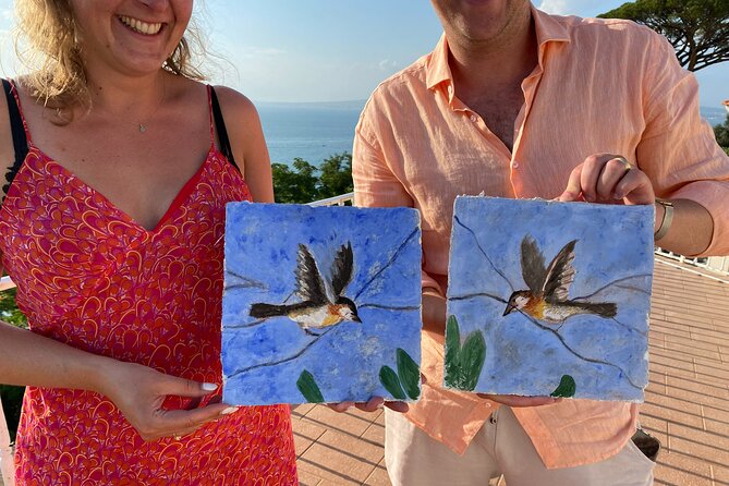 Workshop Fresco Painting & Aperitivo Seaview in Sorrento coast - What happens during the three-hour visit